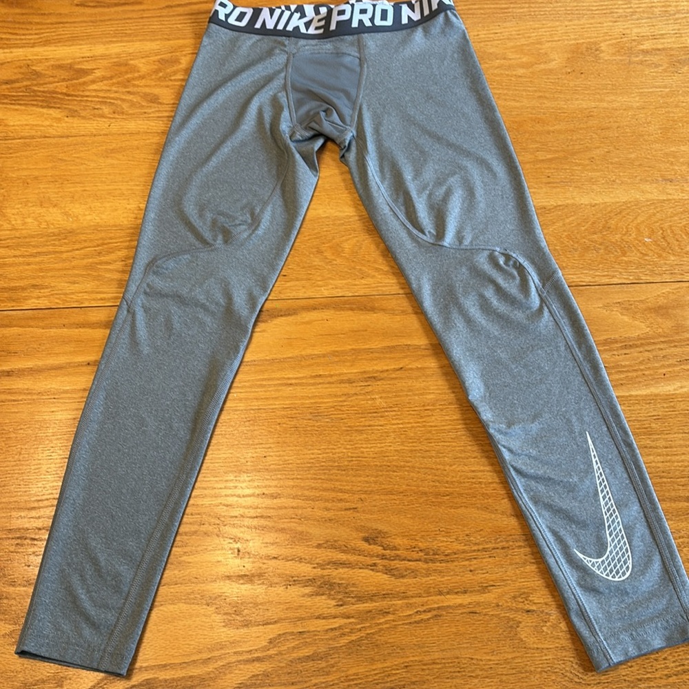 Nike Kids Pro Gray Leggings